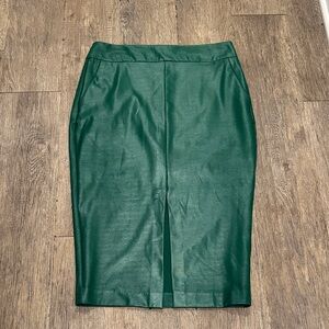 ASOS Deep Green Pencil Skirt